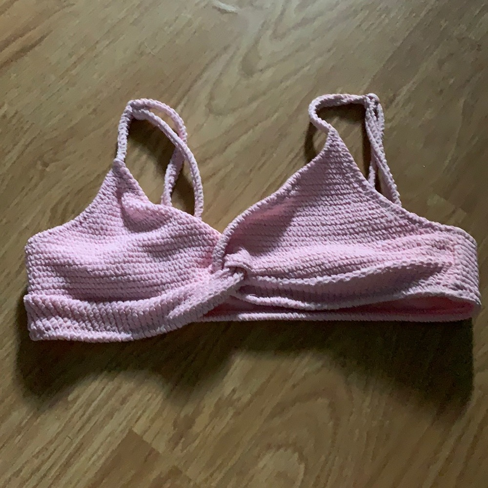 LA hearts pink bikini top